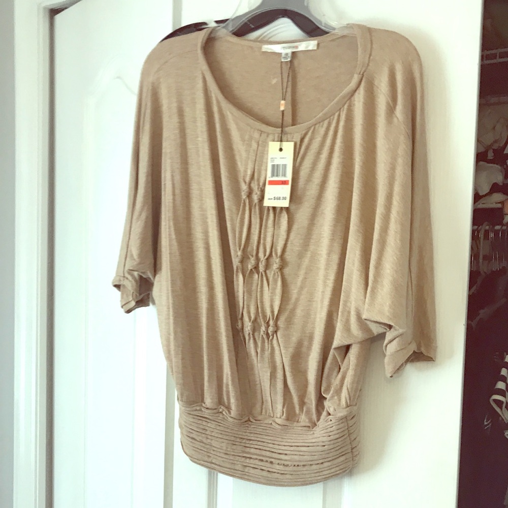 Brand new light brown blouse